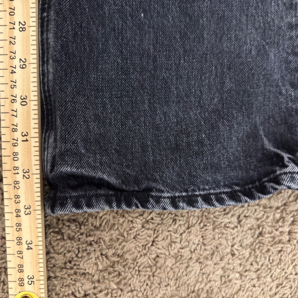 GRLFRND‎ Womens High Rise Flare Jeans Faded Black Denim Made in LA Size 28 AA30 - Picture 6 of 7